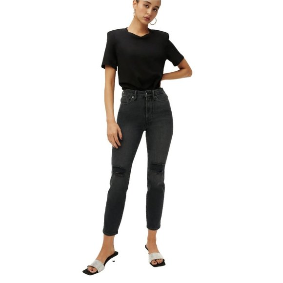 Good American Jeans Good American Womens 4 32 Good Classic Black